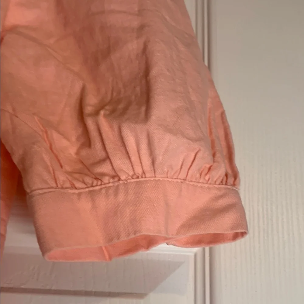 Forever 21 Peach Puff Sleeve Top - Picture 4 of 7